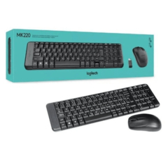 Combo Kit Teclado Y Mouse Inalambrico Logitech Mk220