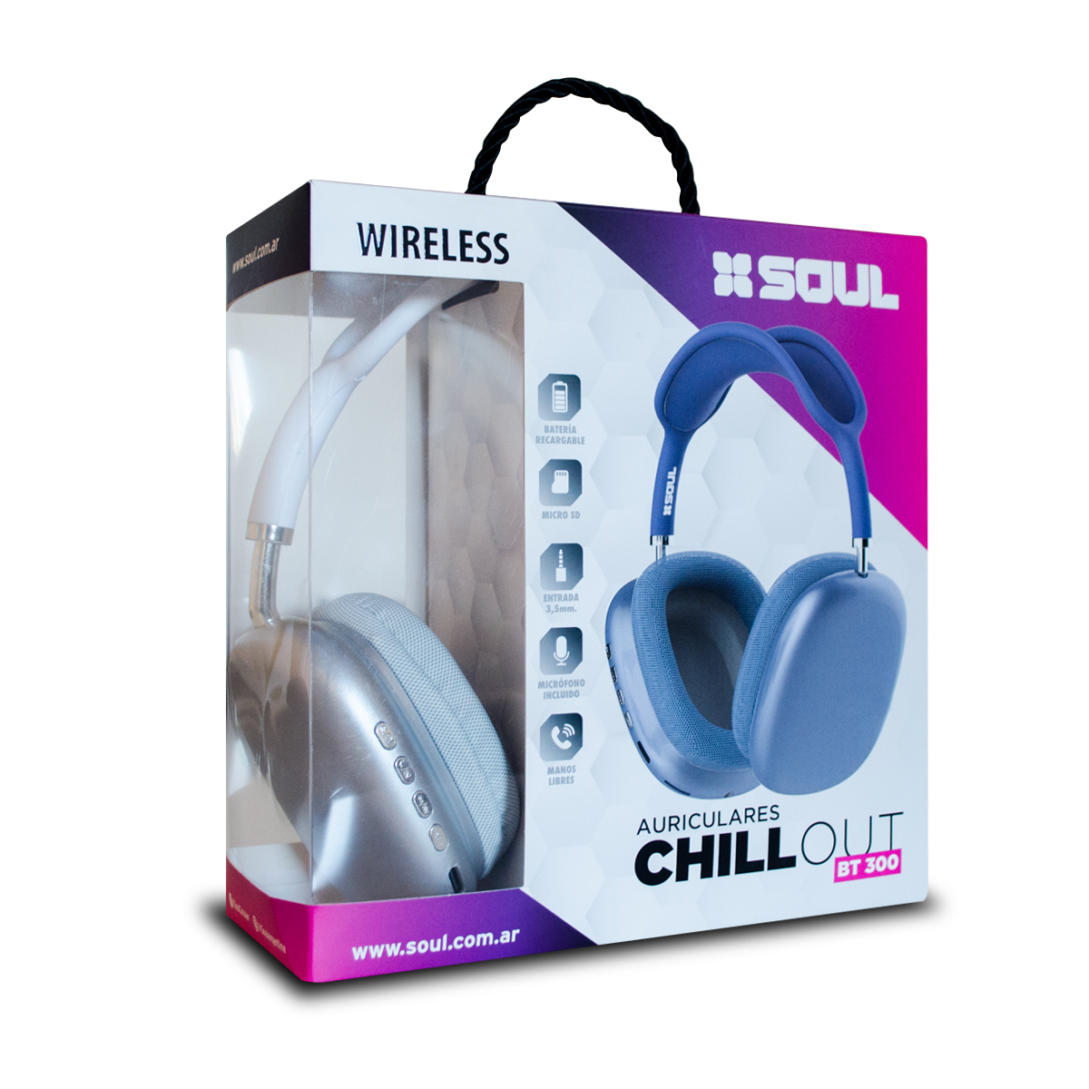 Auricular Bluetooth Soul Chill Out BT300 Inalambrico - Imagen 3
