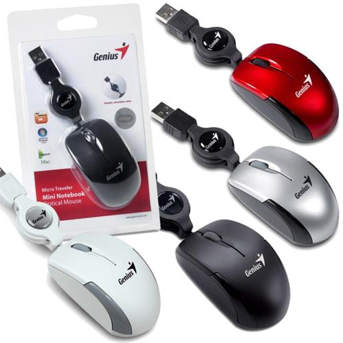 Mouse mini Genius Micro Traveler OTG negro