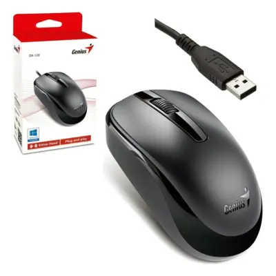 Mouse Optico Genius Dx-110 Con Cable Usb