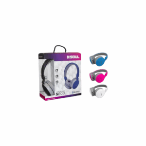 Auriculares Inalámbricos Bluetooth Vincha Soul S600 Azul Rosa
