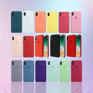 Funda Silicone case iPhone X/Xs Varios colores