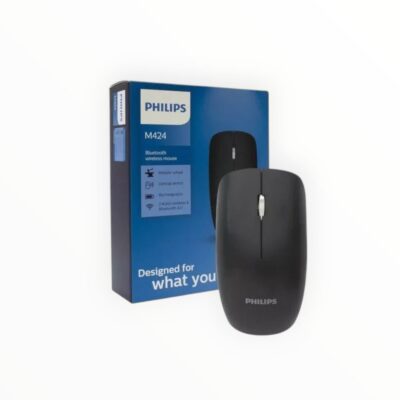 Mouse Philips M424 Bluetooth Inalambrico Usb Color Negro