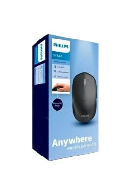 Mouse Inalambrico Philips M344 Negro Pc Notebook
