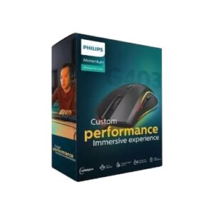 Mouse Gamer Philips G403 6400 Dpi 7 Botones Negro Rgb