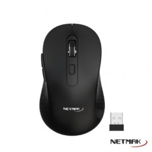 Mouse Inalámbrico Usb + Bluetooth 5.0 Netmak M690 Color Negro
