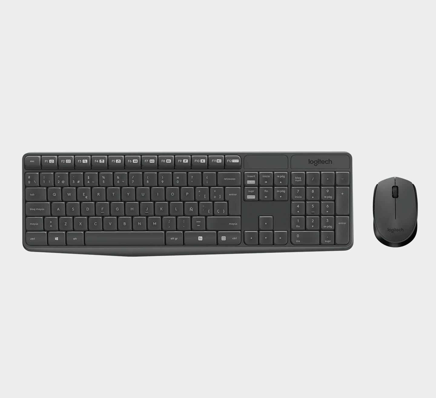 Combo Kit Teclado Y Mouse Inalambrico Logitech Mk235