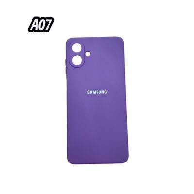 FUNDA SILICONA PARA SAMSUNG A07 VARIOS COLORES