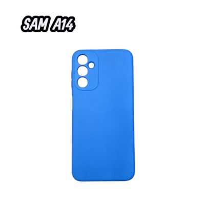 FUNDA SILICONA PARA SAMSUNG A14 VARIOS COLORES