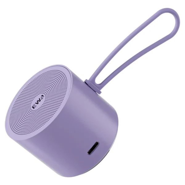 Mini Parlante Bluetooth Portátil Ewa A127 Violeta y negro - Imagen 2