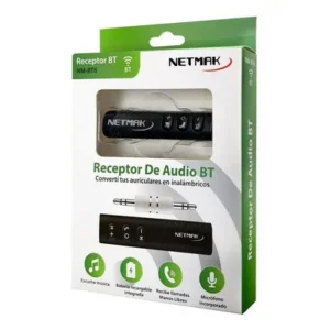 Receptor Bluetooth Auto Audio Celular Netmak Nm-bt6