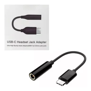 Adaptador Usb Tipo C A Jack 3.5mm Audio Para Celular Samsung