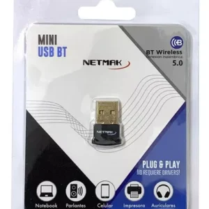 Adaptador Mini Usb Bluetooth 5.0 Netmak Nm-bt9