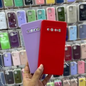 Silicone Case Para Samsung S10 plus