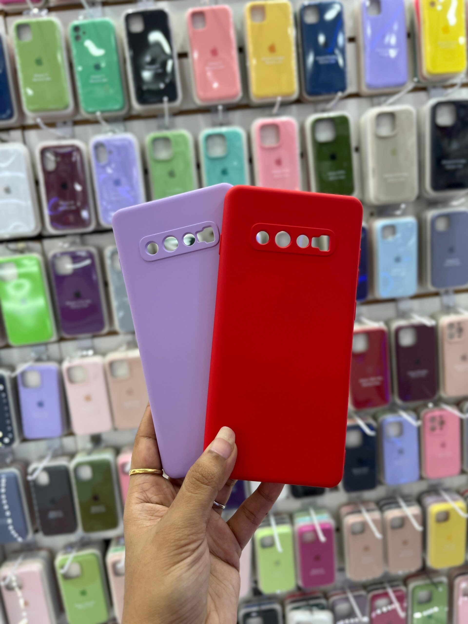 Silicone Case Para Samsung S10 plus