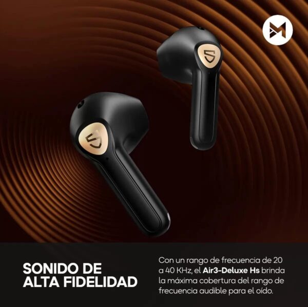 Auriculares Inalámbricos Air3 Deluxe Hs Soundpeats Hi-res Color negro blanco - Imagen 6