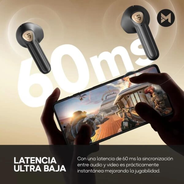 Auriculares Inalámbricos Air3 Deluxe Hs Soundpeats Hi-res Color negro blanco - Imagen 2