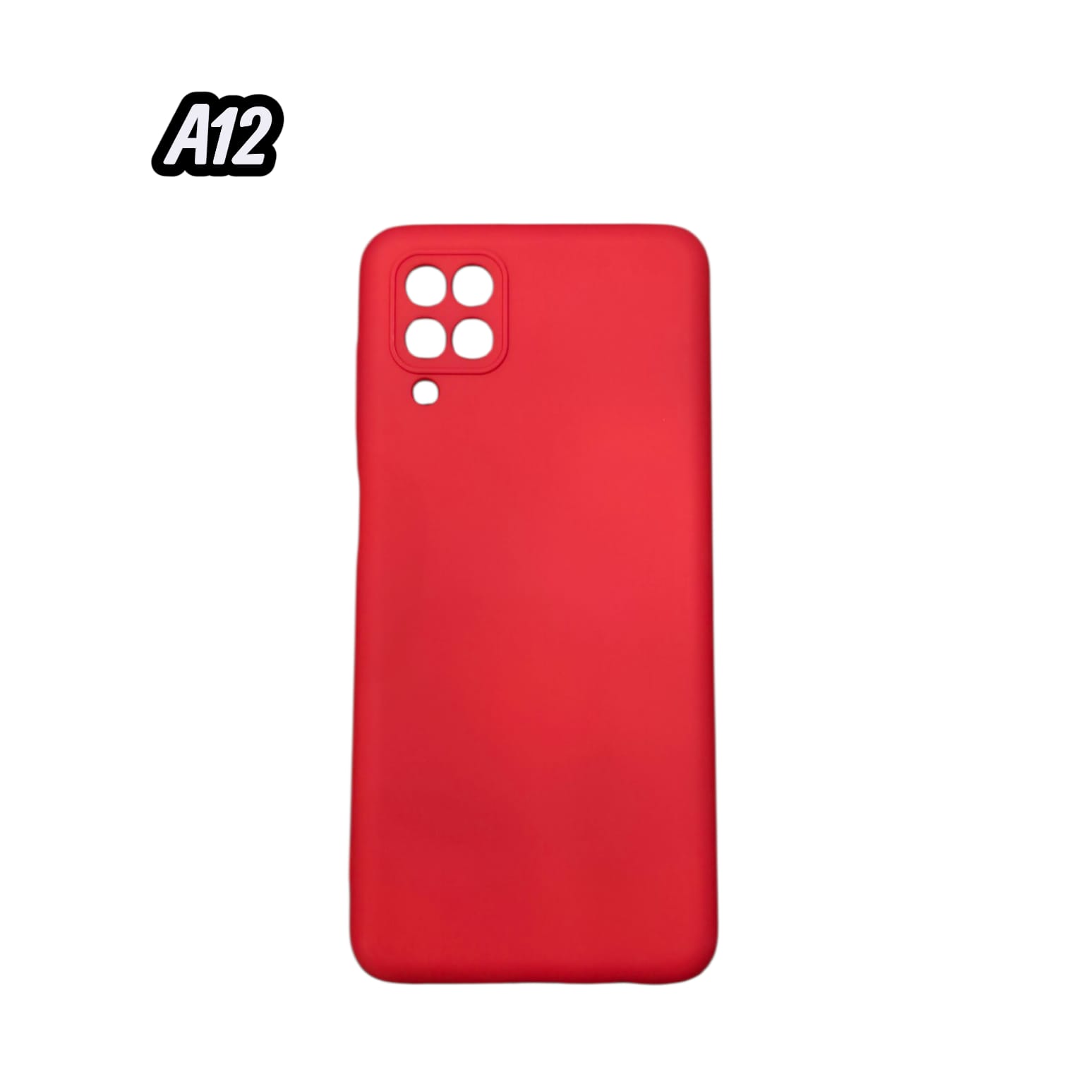 FUNDA SILICONA PARA SAMSUNG A12 VARIOS COLORES