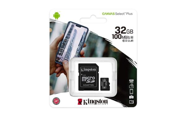 Memoria Kingston Micro Sd 32gb Clase 10 100mbs