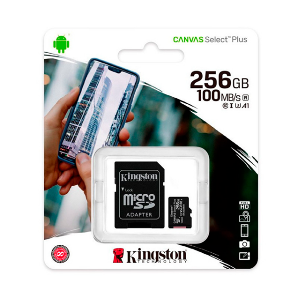 Memoria Kingston Micro Sd 256gb Clase 10 100mbs