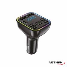 Adaptador Bluetooth Para Auto Transmisor Fm Llamadas Sd Mp3
