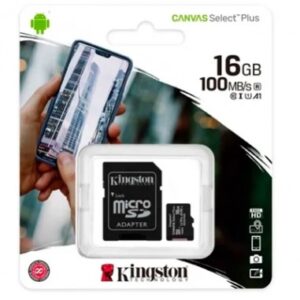 Tarjeta de memoria Kingston SDC4 con adaptador SD 16GB