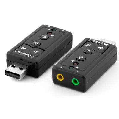 Adaptador de Sonido USB a Audio 7.1 (Auricular+Microfono) Nm-su8ch