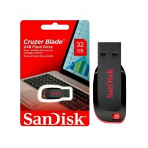 Pendrive Sandisk Cruzer Blade 32gb Usb-a 2.0 Negro