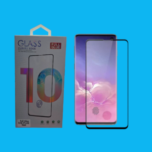 Vidrio Templado Full Glue Con Huella Para Samsung S10 Plus s10