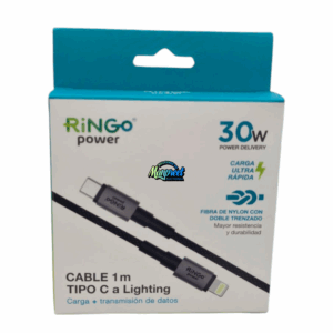 Cable Tipo C Para iPhone De 1 Metro Ringo 30w Ultra Rapido