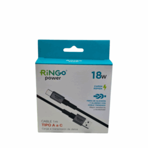 Cable Tipo A-C Carga + Transmisino de datos 18w Carga rapida