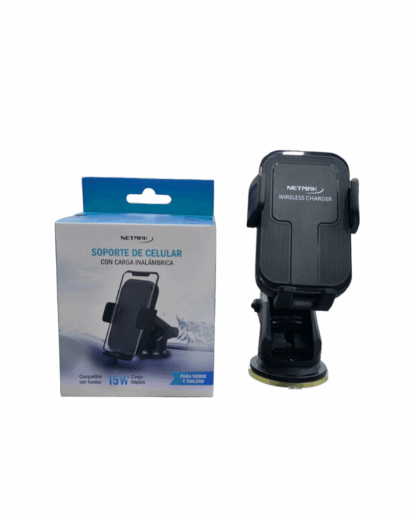 Cargador Soporte De Celular Carga Rapida Inalambrica 15W