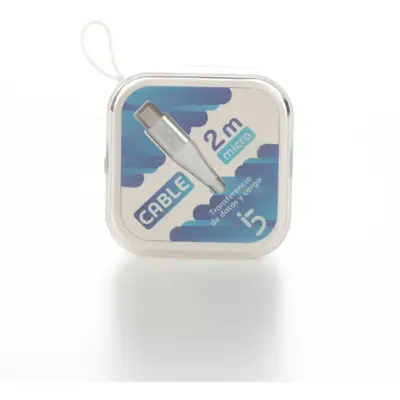 Cable Cargador Datos Usb A Micro Usb Iglufive 2m Carga Rapida