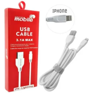 Cable Rápido 3.1a Lighting Para iPhone. Carga & Datos 1,20m