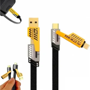 Cable 4 En 1 Tipo Usb-c Usb Tipo Para Lightning Carga Rápida 60w