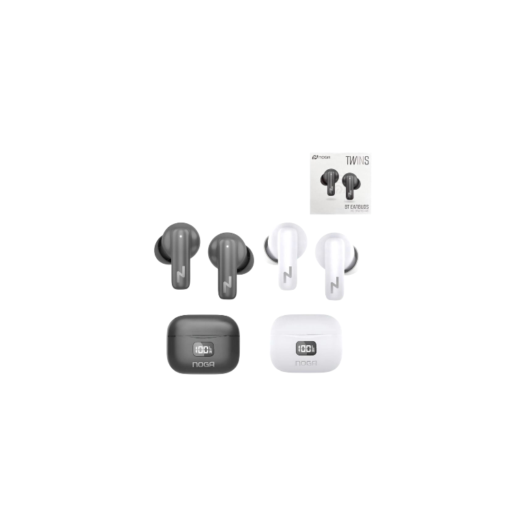 Auriculares Bluetooth Noga Btwins 44s Negro