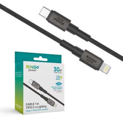 Cable Tipo C Para iPhone De 1 Metro Ringo 30w Ultra Rapido