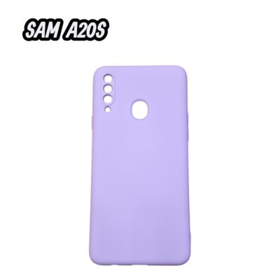 FUNDA SILICONA PARA SAMSUNG A20S VARIOS COLORES