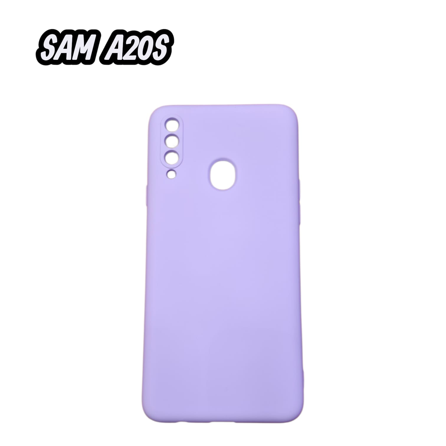 FUNDA SILICONA PARA SAMSUNG A20S VARIOS COLORES