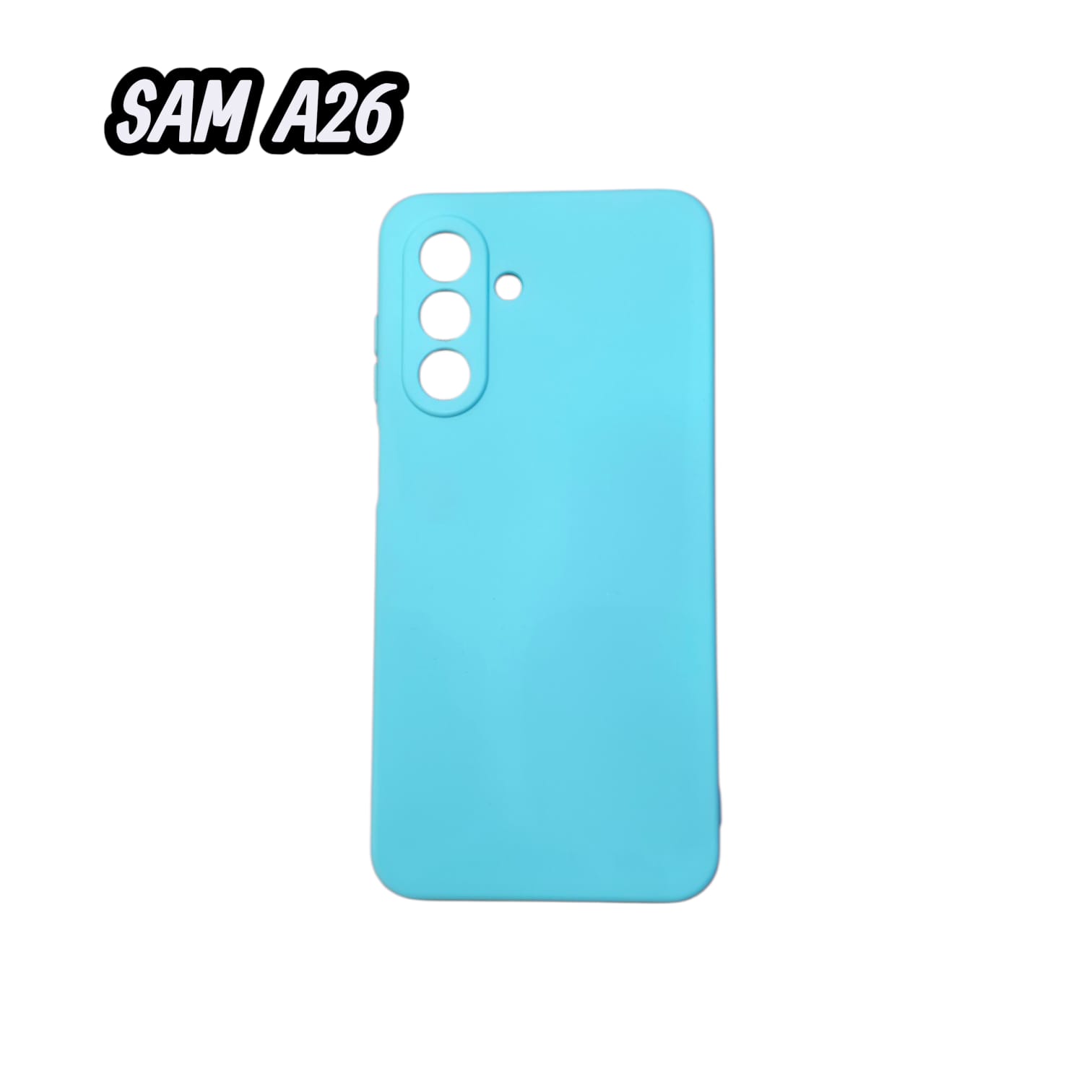 FUNDA SILICONA PARA SAMSUNG A26 VARIOS COLORES