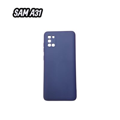 FUNDA SILICONA PARA SAMSUNG A31 VARIOS COLORES