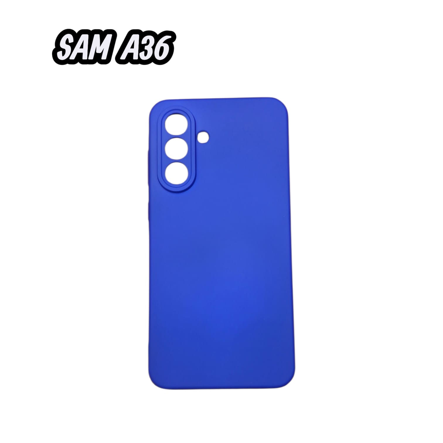 FUNDA SILICONA PARA SAMSUNG A36 VARIOS COLORES