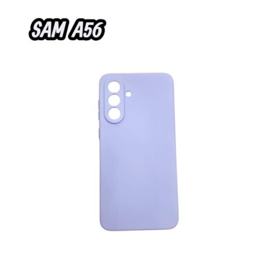 FUNDA SILICONA PARA SAMSUNG A56 VARIOS COLORES