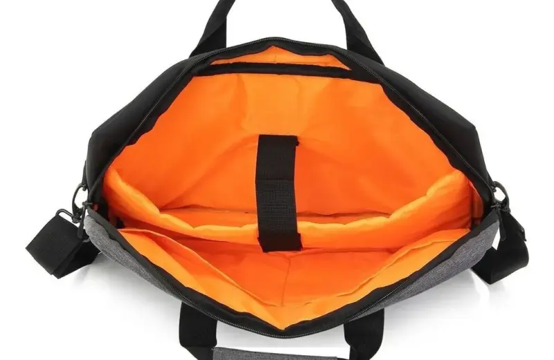 Maletín Porta Notebook 15,6 Zom Hasta 10kg Zm 200j Gris - Imagen 4
