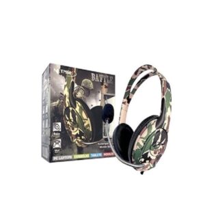 Auriculares Gamer Microfo incorporado Camuflaje Compatibilidad Notebook Celulares Netmak NM-BATTLE