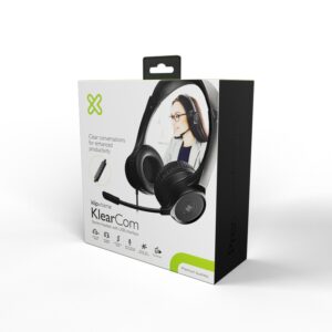 Auriculares Con Cable Klip Xtreme Klearcom Kch-510 Usb 2.0