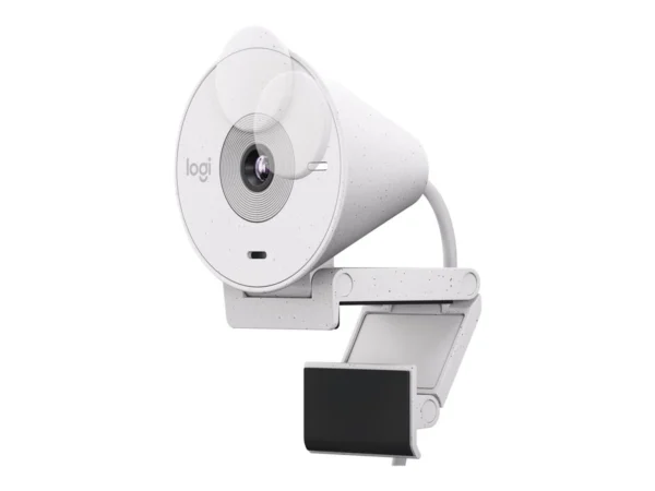 Cámara Web Logitech Brio 300 1080p, Usb-c, Micrófono, Blanco