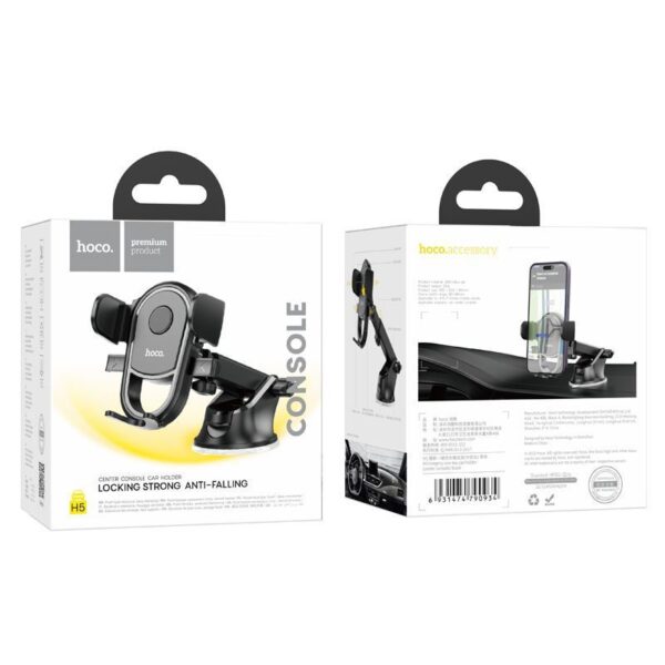Soporte para Auto Hoco H5 Para Vidrio Y Tablero