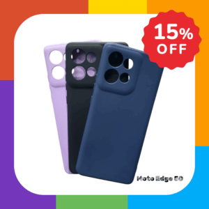 Funda Silicona Case Con Felpa Antigolpe Para  Moto Edge 50 Varios Colores