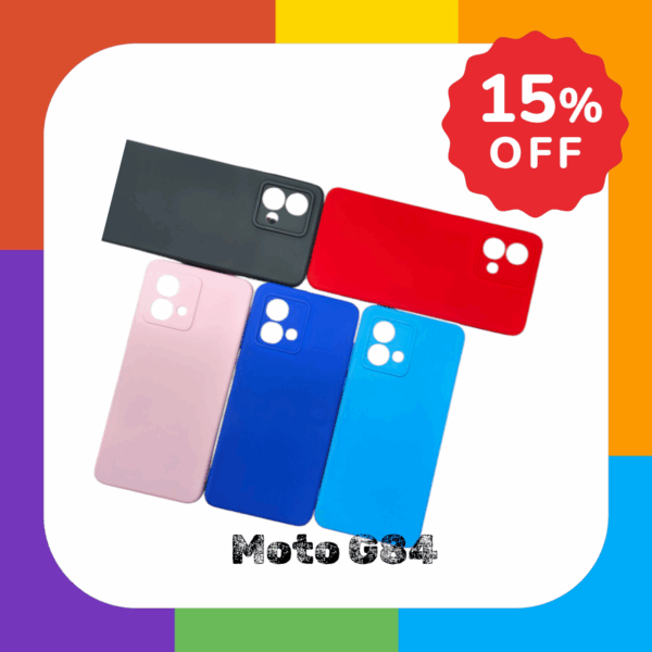 Funda Silicona Case Con Felpa Antigolpe Para  Moto G84 Varios Colores